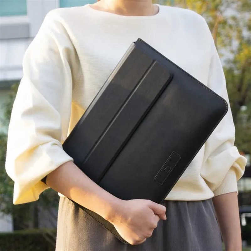 DADANDALL DADANDALL ノートパソコン / タブレットPC対応 [13~14インチ] スタンド機能付き 封筒型スリーブケース DINTENTION ディープ･ブラック DDPCSL1401BK DDPCSL1401BK