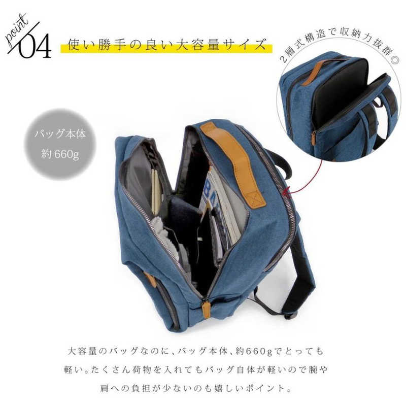 シフレ シフレ USBポート付きリュック ベージュ 488-067E 488-067E