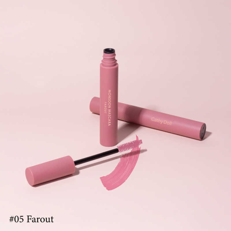日本機能性コスメ 日本機能性コスメ Cathy Doll(キャシードール)モンスーンマスカラ 05 Farout(ピンク)  