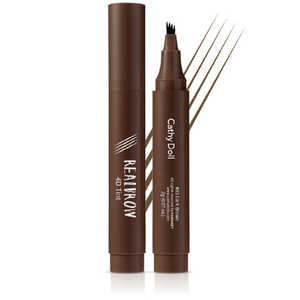 日本機能性コスメ Cathy Doll キャシードール 4Dリアル眉ティント03 DARK BROWN CD4DリアルマユT03