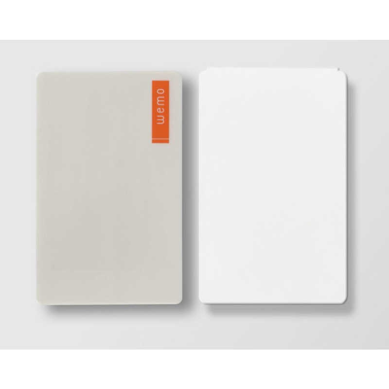 コスモテック コスモテック wemo ウェアラブルメモ パッドタイプS&クリップライトグレー WEMO_PLGCS WEMO_PLGCS