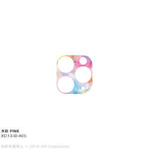 アピロス is Deco 水彩 PINK for iPhone 11 Pro/ 11 Pro Max EYLE XEI13-ID-A05
