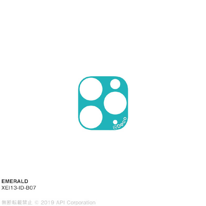 アピロス アピロス is Deco EMERALD for iPhone 11 Pro/ 11 Pro Max EYLE XEI13-ID-B07 XEI13-ID-B07