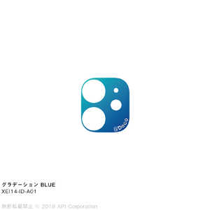 アピロス is Deco グラデーション BLUE for iPhone 11 EYLE XEI14-ID-A01