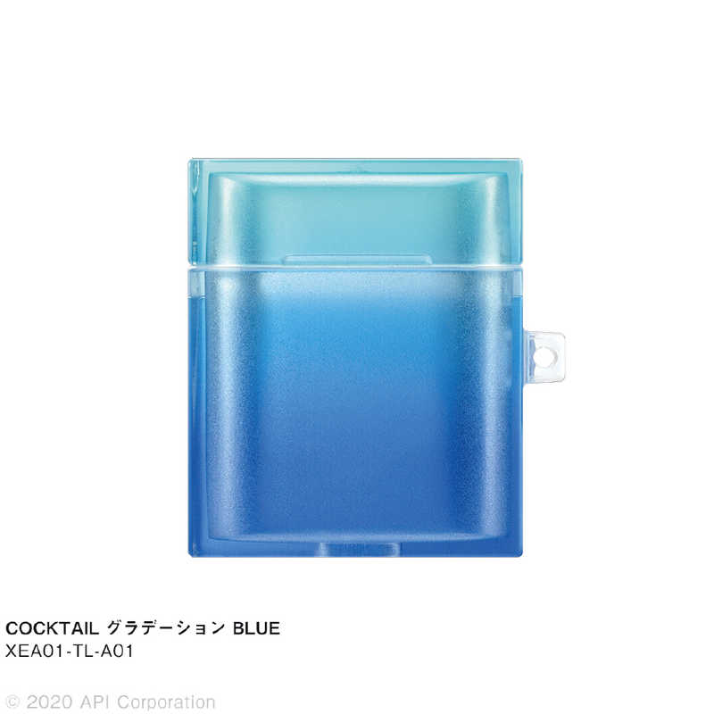 アピロス アピロス TILE COCKTAIL グラデーション BLUE for AirPods1/2 EYLE XEA01-TL-A01 XEA01-TL-A01