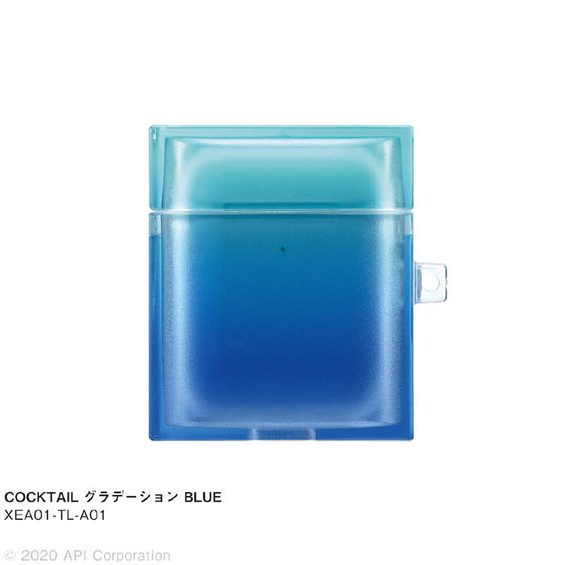 アピロス アピロス TILE COCKTAIL グラデーション BLUE for AirPods1/2 EYLE XEA01-TL-A01 XEA01-TL-A01