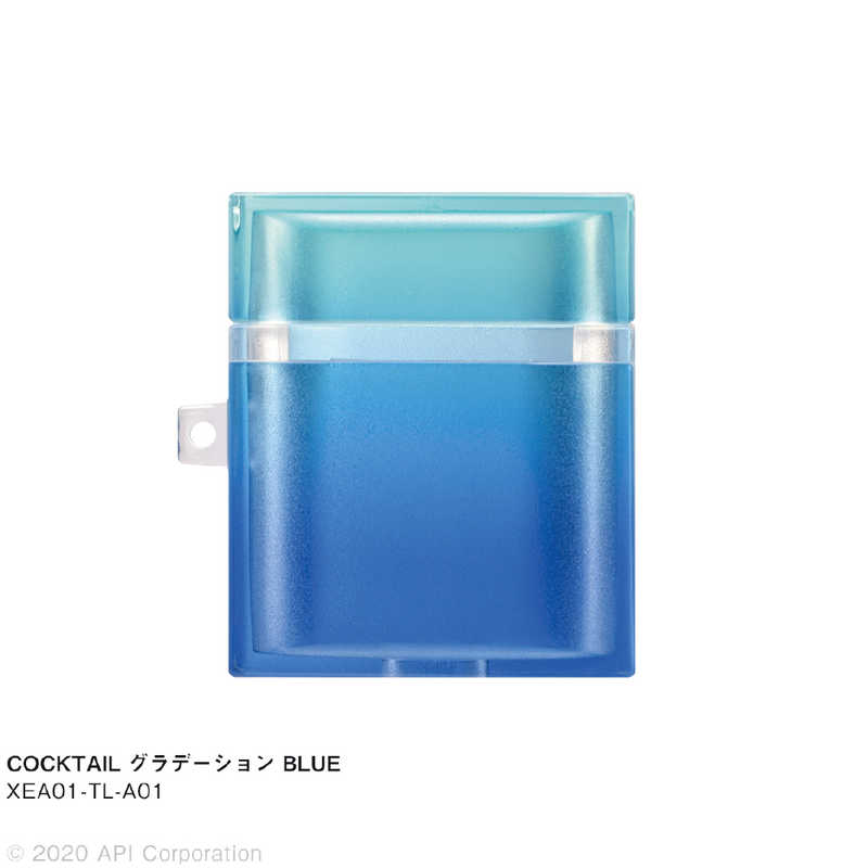 アピロス アピロス TILE COCKTAIL グラデーション BLUE for AirPods1/2 EYLE XEA01-TL-A01 XEA01-TL-A01