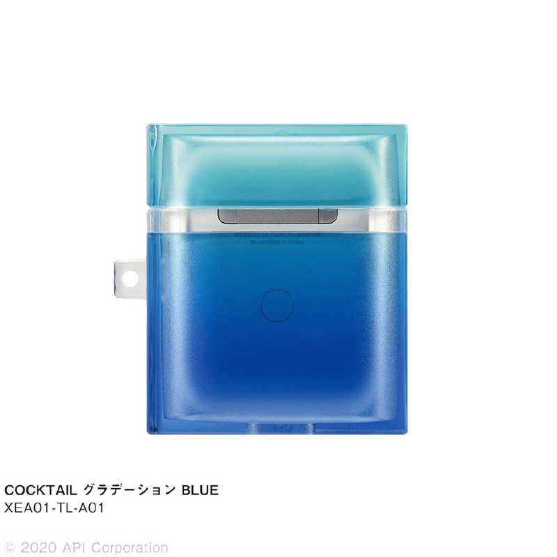 アピロス アピロス TILE COCKTAIL グラデーション BLUE for AirPods1/2 EYLE XEA01-TL-A01 XEA01-TL-A01