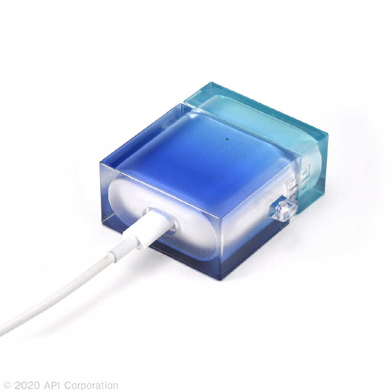 アピロス アピロス TILE COCKTAIL グラデーション BLUE for AirPods1/2 EYLE XEA01-TL-A01 XEA01-TL-A01