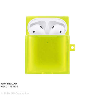アピロス TILE neon YELLOW for AirPods1/2 EYLE XEA01-TL-B02 の通販
