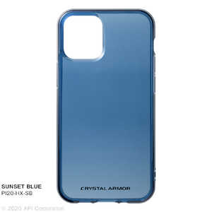 ԥ CRYSTAL ARMOR HEXAGON SUNSET BLUE iPhone 12 mini 5.4б PI20HXSB