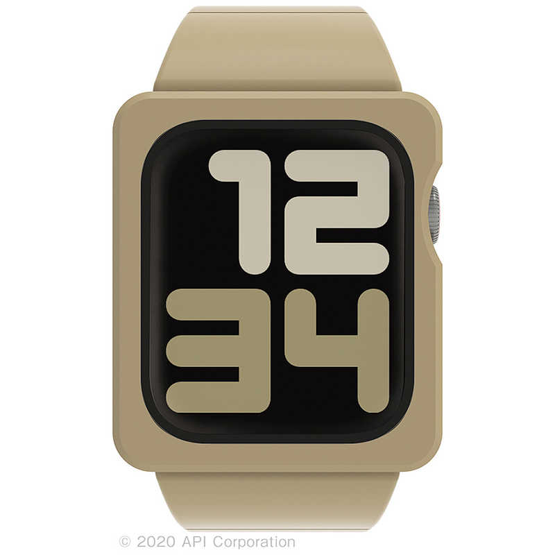 アピロス アピロス EYLE TILE Apple Watch Band Case 44mm BEIGE for Series 6/5/4/SE EYLE XEA03-TL-BE XEA03-TL-BE