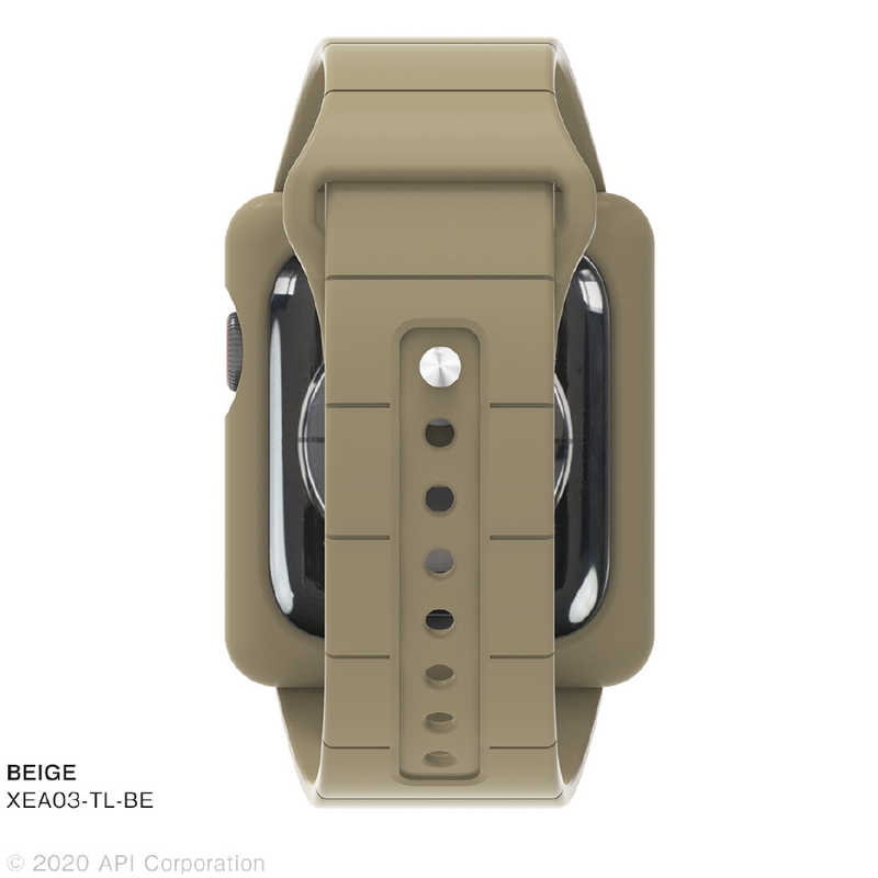 アピロス アピロス EYLE TILE Apple Watch Band Case 44mm BEIGE for Series 6/5/4/SE EYLE XEA03-TL-BE XEA03-TL-BE