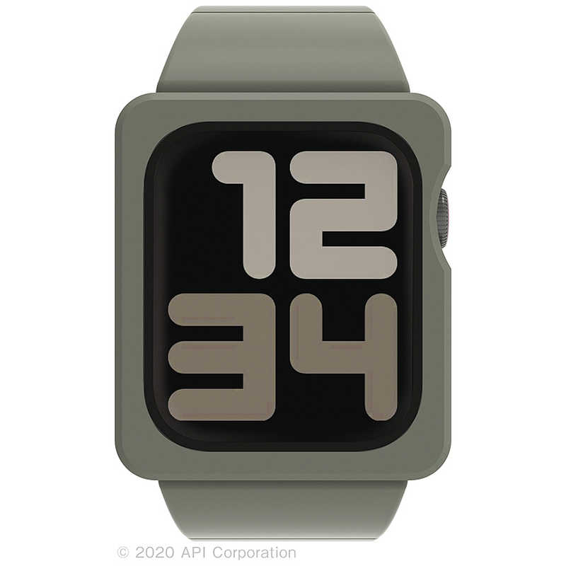 アピロス アピロス EYLE TILE Apple Watch Band Case 44mm KHAKI for Series 6/5/4/SE EYLE XEA03-TL-KH XEA03-TL-KH