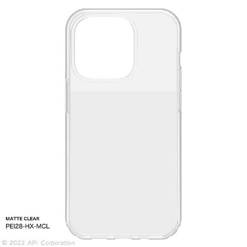 アピロス アピロス iPhone 14 Pro 6.1インチHEXAGON MATTE CLEAR マットクリア PEI28HXMCL PEI28HXMCL