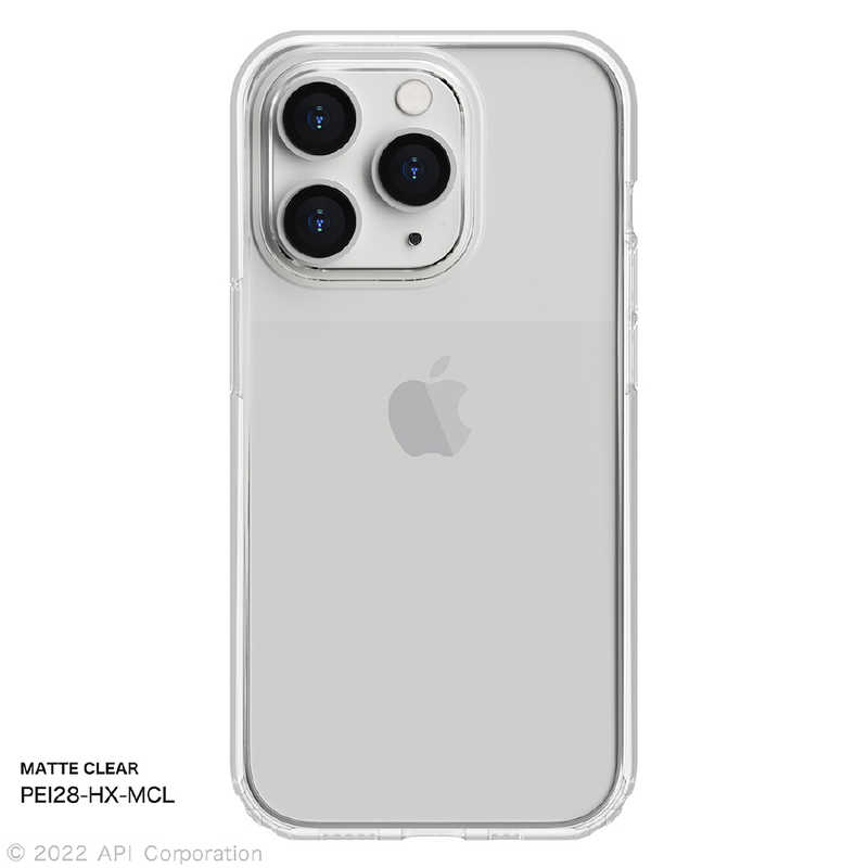 アピロス アピロス iPhone 14 Pro 6.1インチHEXAGON MATTE CLEAR マットクリア PEI28HXMCL PEI28HXMCL