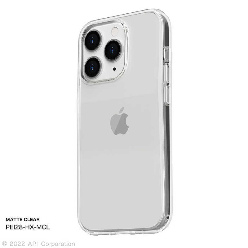 アピロス アピロス iPhone 14 Pro 6.1インチHEXAGON MATTE CLEAR マットクリア PEI28HXMCL PEI28HXMCL