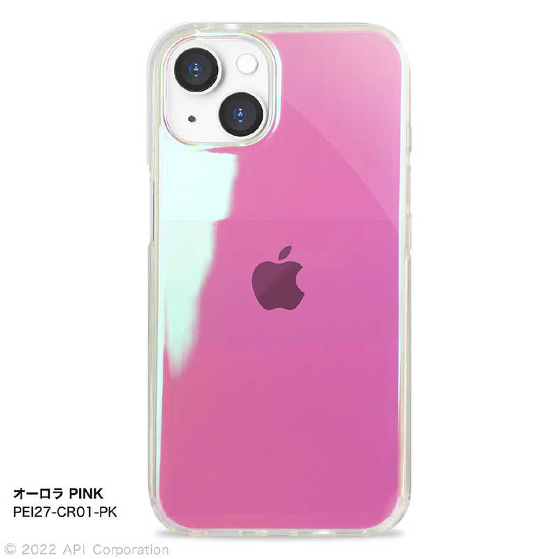 アピロス アピロス iPhone 14 6.1インチ Carat オーロラ PINK ピンク PEI27CR01PK PEI27CR01PK