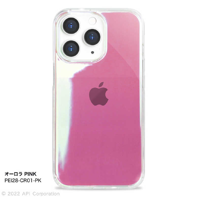 アピロス アピロス iPhone 14 Pro 6.1インチCarat オーロラ PINK ピンク PEI28CR01PK PEI28CR01PK