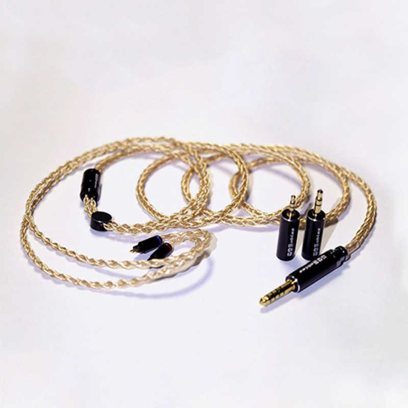 TACABLEPOWEREDBYHAKU TACABLEPOWEREDBYHAKU リケーブル TACable Amber 0.78 2Pin スイッチングプラグ採用(2.5/4.4/3.5mm) TACableAmber0.78 TACableAmber0.78
