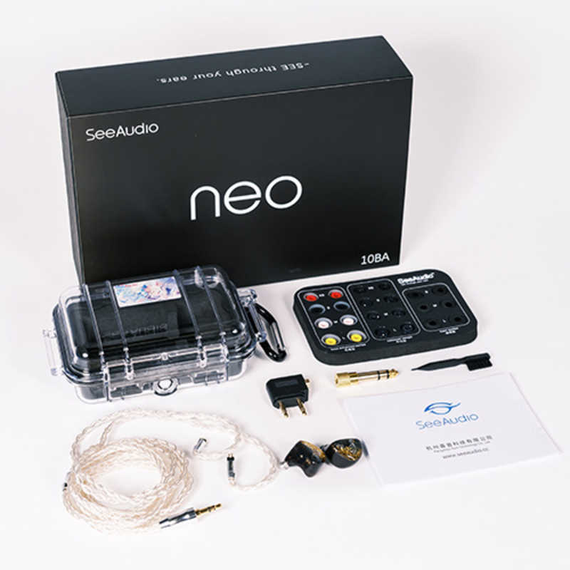SEEAUDIO SEEAUDIO イヤホン カナル型 ブラック [φ3.5mm ミニプラグ] NEO NEO