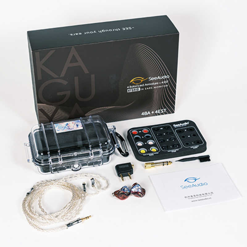 SEEAUDIO SEEAUDIO イヤホン カナル型 パープル [φ3.5mm ミニプラグ] Kaguya Kaguya
