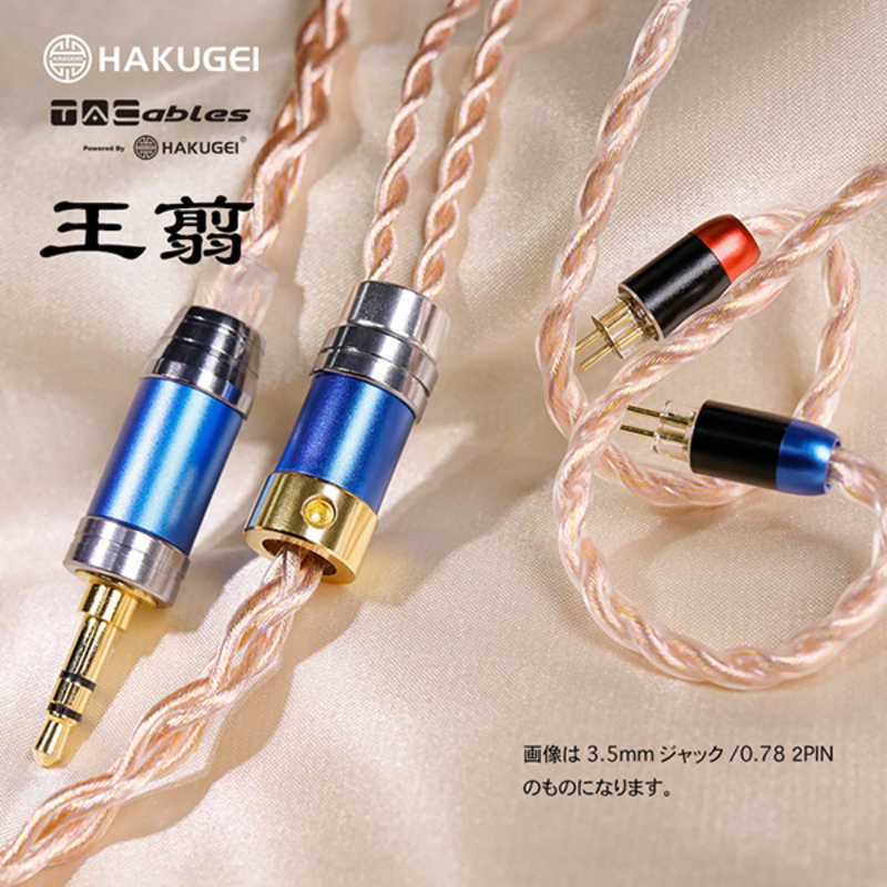 TACABLEPOWEREDBYHAKU TACABLEPOWEREDBYHAKU リケーブル 王翦 4.4mm MMCX OSENMMCX OSENMMCX