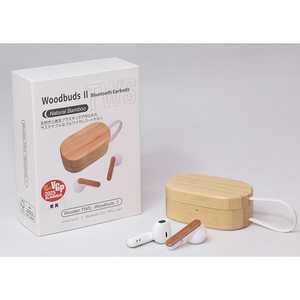 WOODPODS ե磻쥹ۥ ǺΥХåƥ꡼Ⱥץ饹å Υ磻쥹(ʬΥ) / Bluetoothб Woodbuds2
