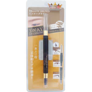 ピコモンテ DE3WAYアイブロウ イエローブラウン 
