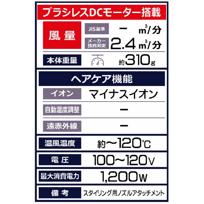 ネクストイノベーション ネクストイノベーション shinju イオンドライヤー 黒蝶(くろちょう) KRF03-BK KRF03-BK