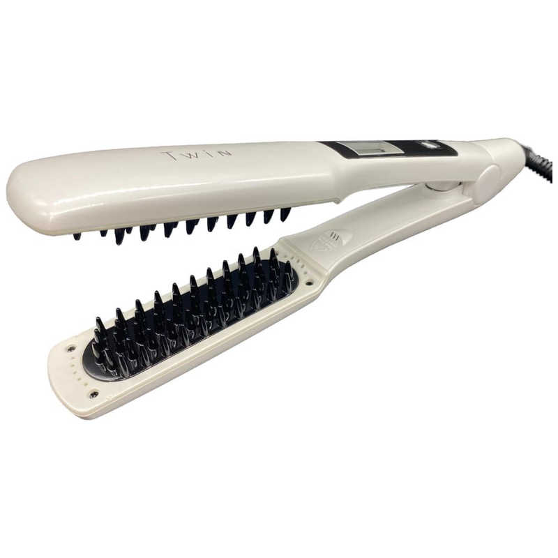 ネクストイノベーション ネクストイノベーション ブラシヘアアイロン Twin (ツイン) 130℃～230℃ 海外対応 交流(コード)式 ホワイト SM3038T-W SM3038T-W