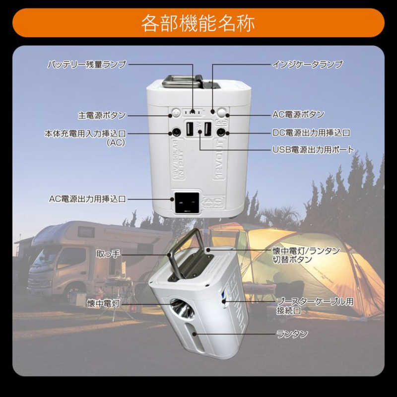 三金商事 三金商事 ポータブル電源 ブラック 26800mAh LEDライト mitsukin [9出力 /AC充電] PB268 PB268