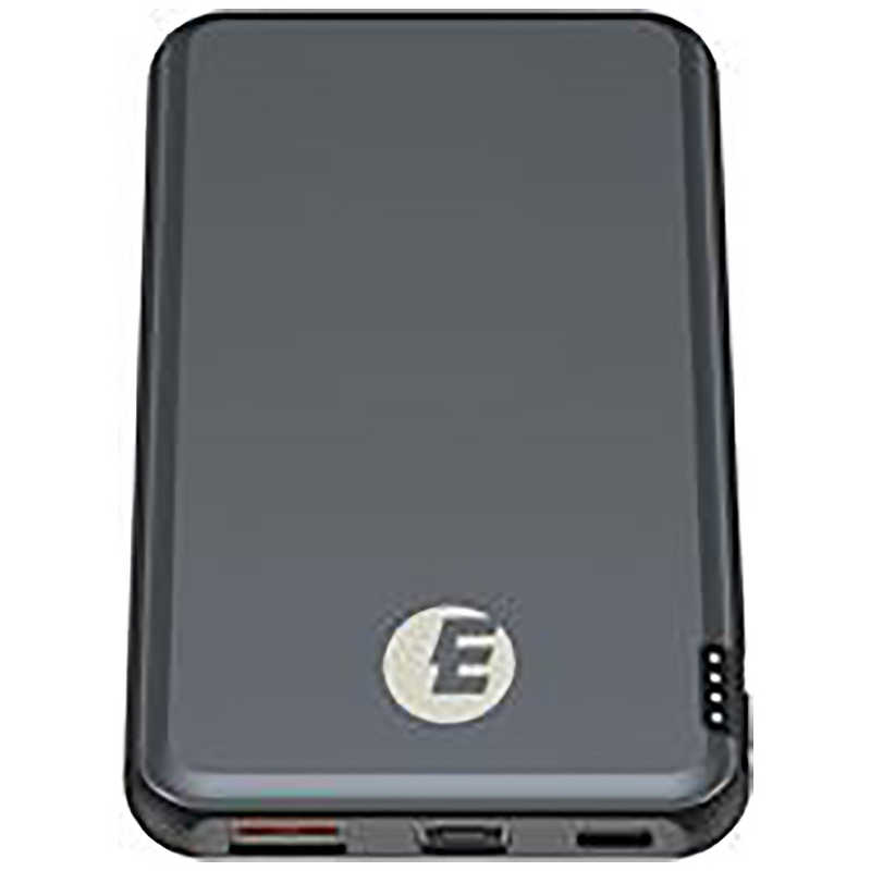 ELUT ELUT モバイルバッテリー 10000mAh PD･QC3.0対応 高速充電･蓄電対応 クールブラック EMBS10000CBK EMBS10000CBK