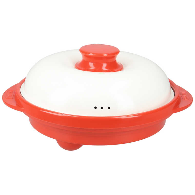 MUK MUK 電子レンジ専用調理器具 レンジメート プロ レッド RMP-10-KR RMP-10-KR