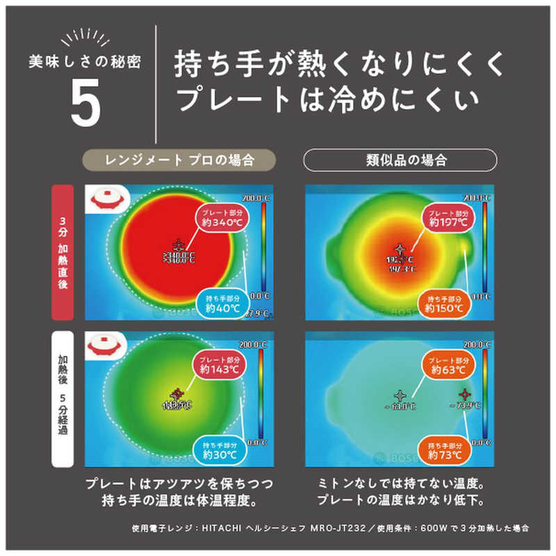 MUK MUK 電子レンジ専用調理器具 レンジメート プロ グレージュ RMP-10-KGRG RMP-10-KGRG