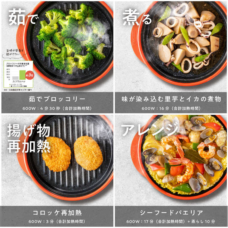 MUK MUK 電子レンジ専用調理器具 レンジメート プロ グレージュ RMP-10-KGRG RMP-10-KGRG