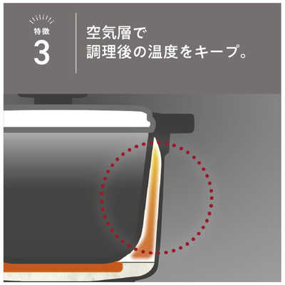 MUK 電子レンジ専用調理器具 レンジメート マグポット ホワイト