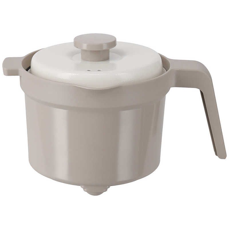 MUK MUK 電子レンジ専用調理器具 レンジメート マグポット グレージュ MCS003A-CG MCS003A-CG