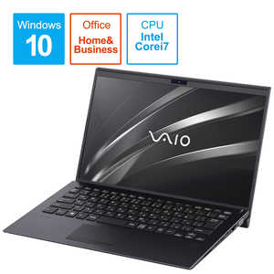 VAIO ノートパソコン VAIO SX14(LTE) ブラック [14.0型/intel Core i7/SSD:512GB/メモリ:16GB] VJS14390111B