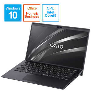 VAIO ノートパソコン VAIO SX14(LTE) ブラック [14.0型/intel Core i5/SSD:256GB/メモリ:8GB] VJS14390211B