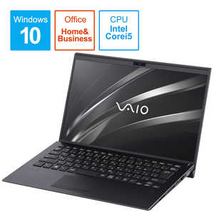 VAIO ノートパソコン VAIO SX14(Wi-Fi) ブラック [14.0型/intel Core i5/SSD:256GB/メモリ:8GB] VJS14390311B