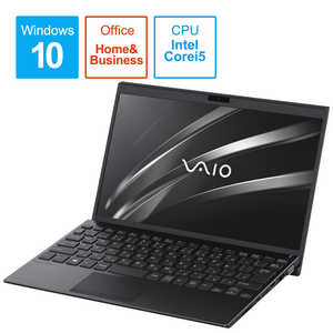 VAIO ノートパソコン VAIO SX12(Wi-Fi) ブラック [12.5型/intel Core i5/SSD:256GB/メモリ:8GB] VJS12390311B