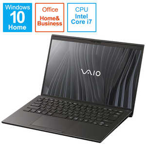 VAIO ノｰトパソコン VAIO Z ブラック [14.0型 /intel Core i7 /SSD:512GB /メモリ:16GB /2021年03月] VJZ14190211B