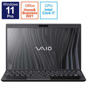 VAIO ノートパソコン SX12 ファインブラック [12.5型/intel Core i7/メモリ：16GB/SSD：512GB/2021年10月] VJS12490111B