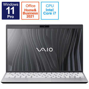 VAIO ノートパソコン SX12 ファインホワイト [12.5型/intel Core i7/メモリ：16GB/SSD：512GB/2021年10月] VJS12490211W