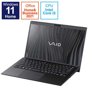 VAIO ノートパソコン SX14 ファインブラック （14.0型 /Windows11 Home /intel Core i5 /メモリ：16GB /SSD：512GB /Office HandB） VJS14590211B