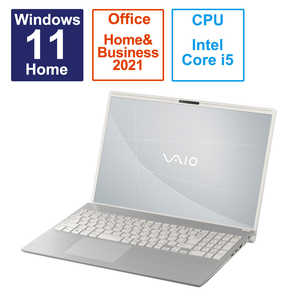 VAIO ノートパソコン F16 [ 16型 / Win11 Home / Core i5 / メモリ8GB / SSD512GB / Office ] ウォームホワイト VJF16190611W