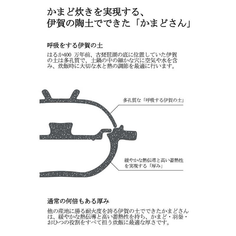 SIROCA SIROCA 炊飯器 3合 長谷園×siroca 全自動炊飯土鍋かまどさん電気 マイコン ブラック SR-E111 SR-E111