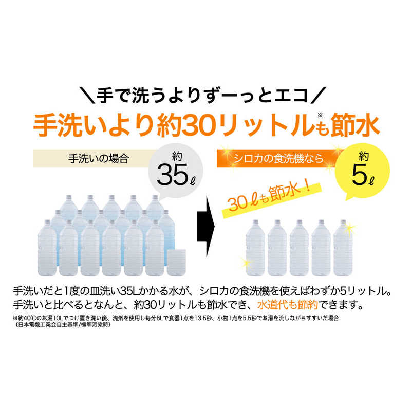 SIROCA SIROCA siroca 食器洗い乾燥機 SS-M151 ホワイト SS-M151 ホワイト