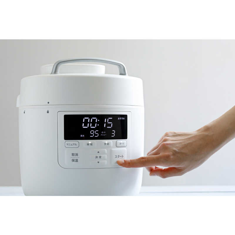 SIROCA SIROCA 電気圧力鍋 おうちシェフ PRO ホワイト SP-2DM251W SP-2DM251W